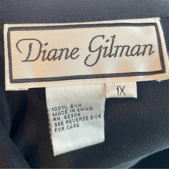 Vintage Silk Beaded Women’s Button Down Shirt Blouse - Picture 5 of 5